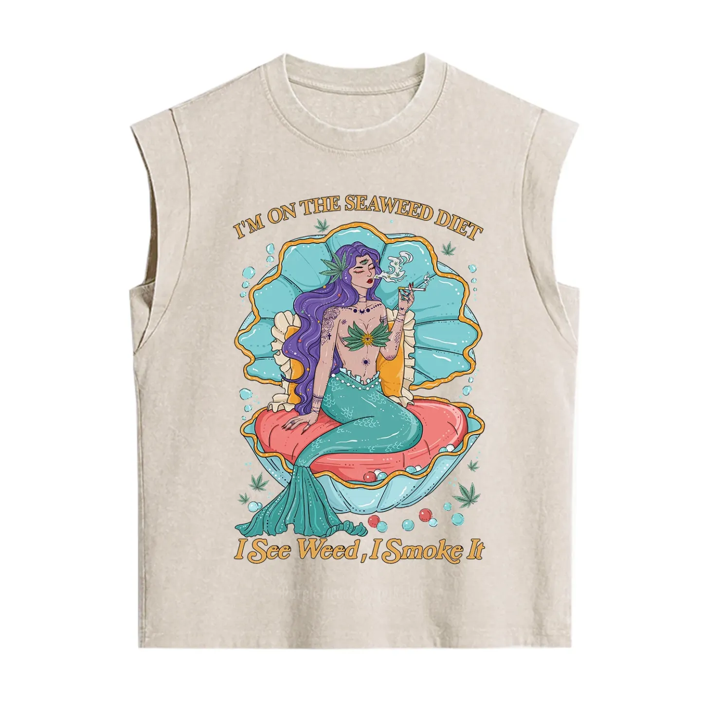 Purplehecate I See Weed I Smoke It Vintage Washed Tank