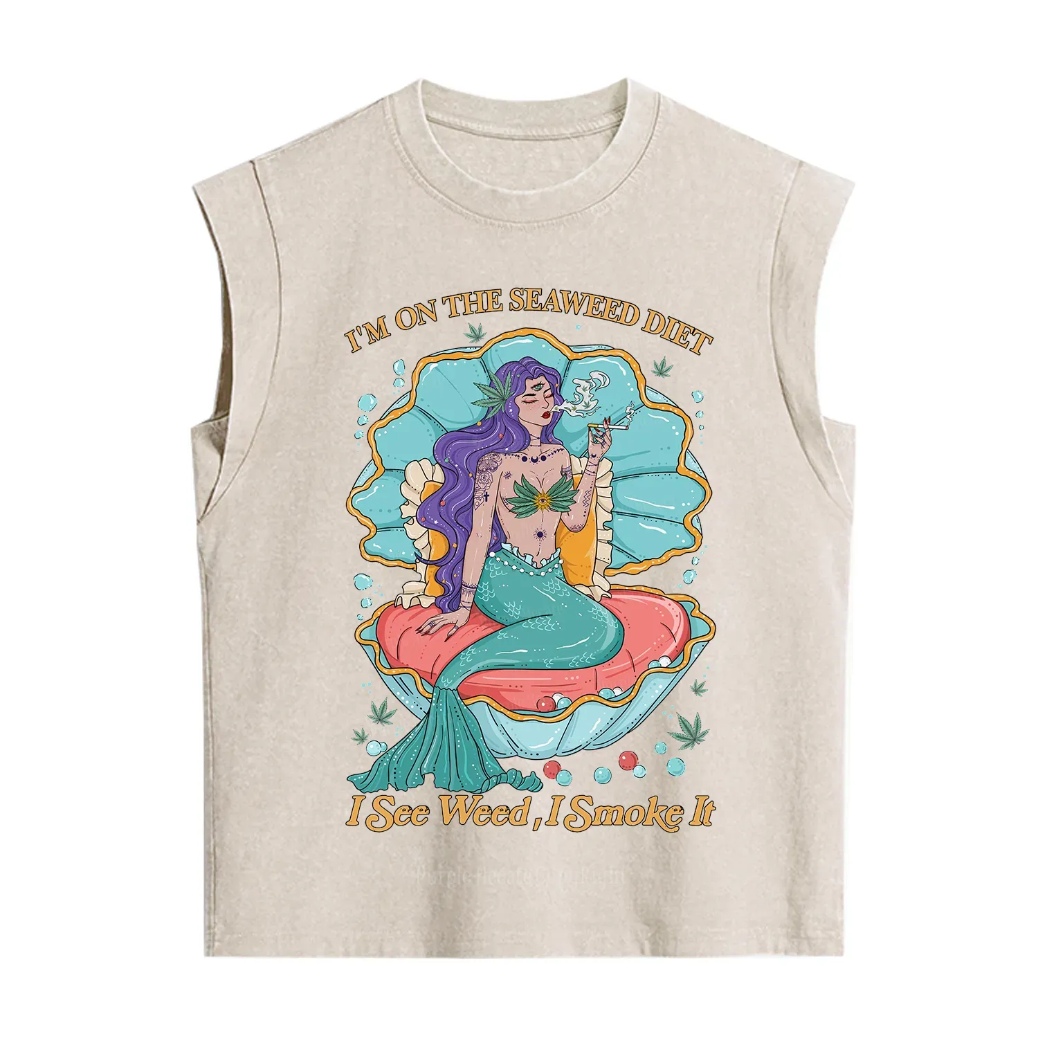 Purplehecate I See Weed I Smoke It Vintage Washed Tank