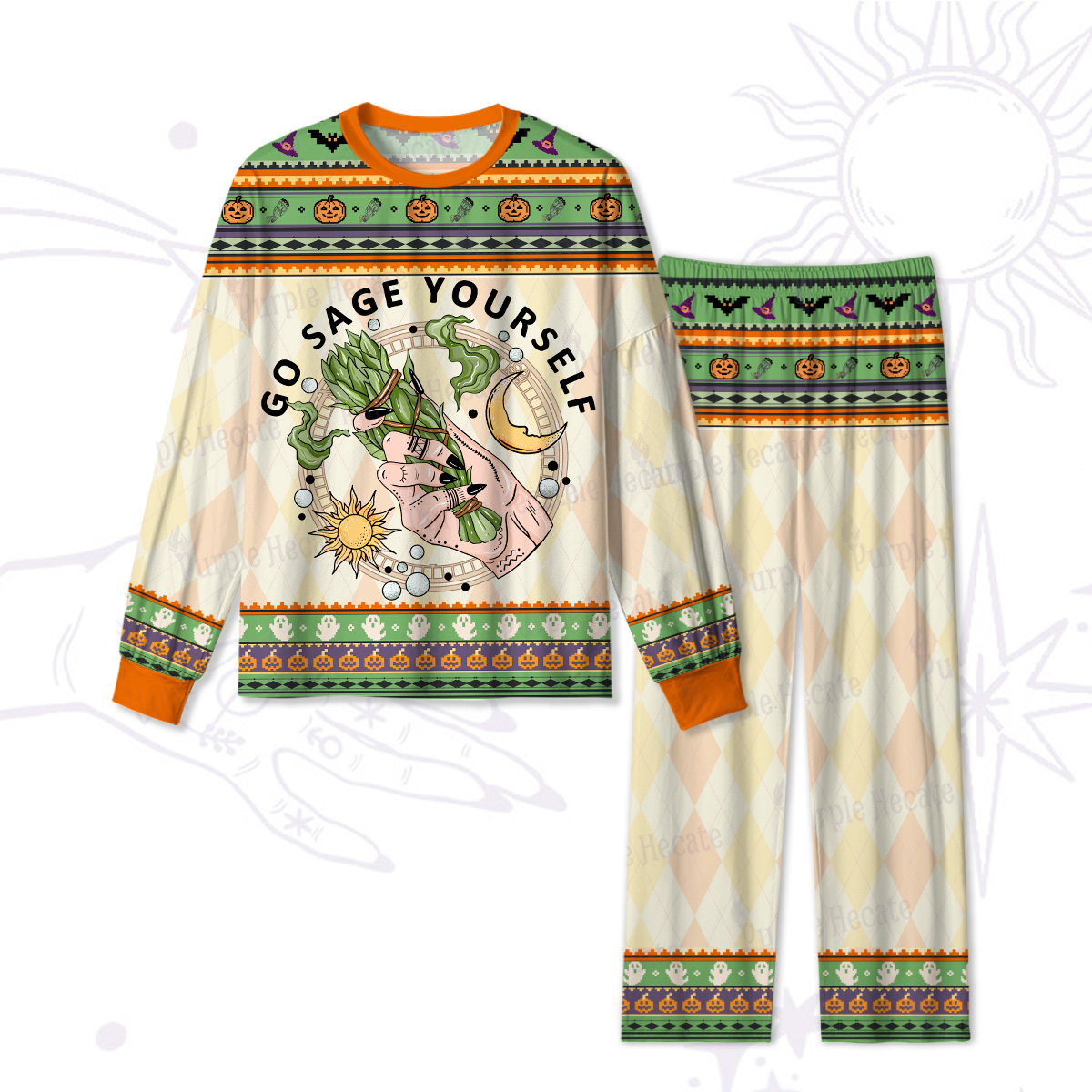 Purplehecate Go Sage Yourself Halloween Pajamas