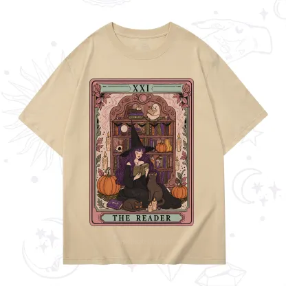 Purplehecate The Reader Tarot Bookish Witch T-Shirt