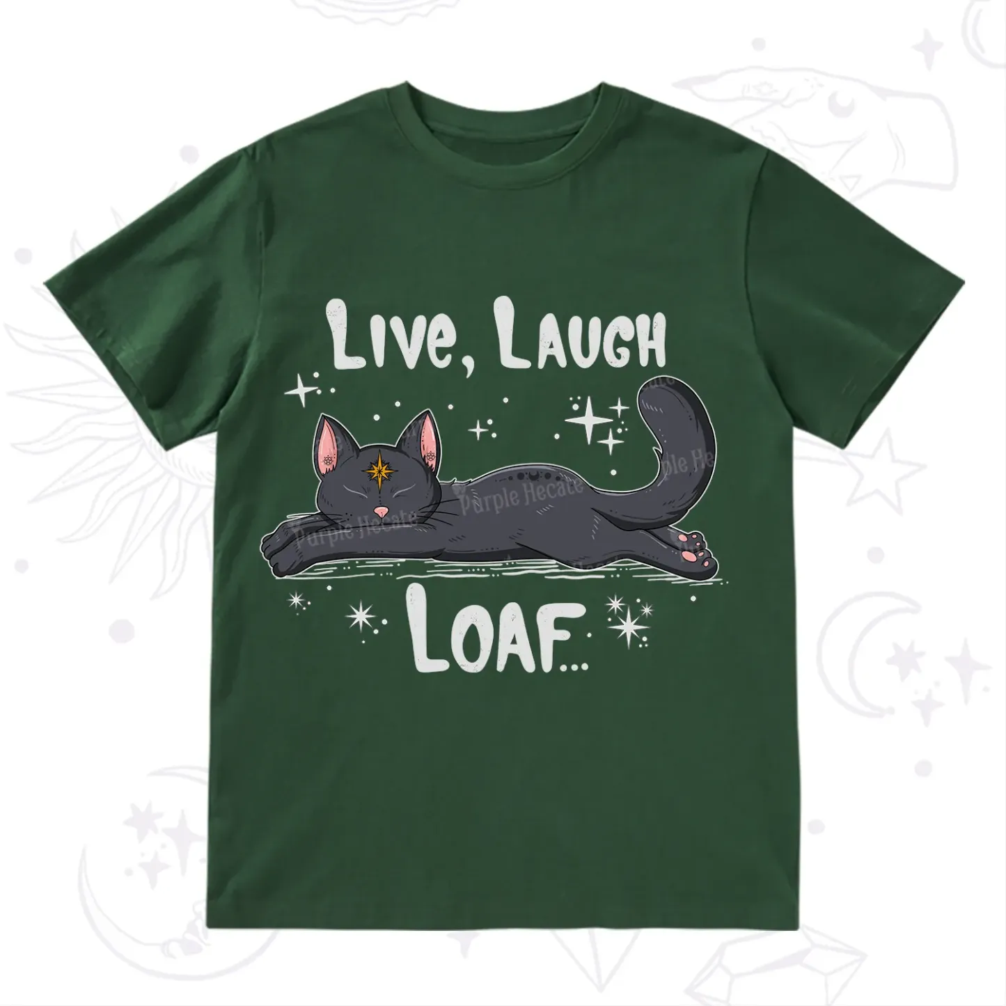 Purplehecate Live Laugh Loaf T-Shirt