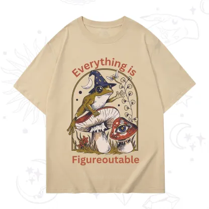 Purplehecate Everything Is Figureoutable Frog T-Shirt