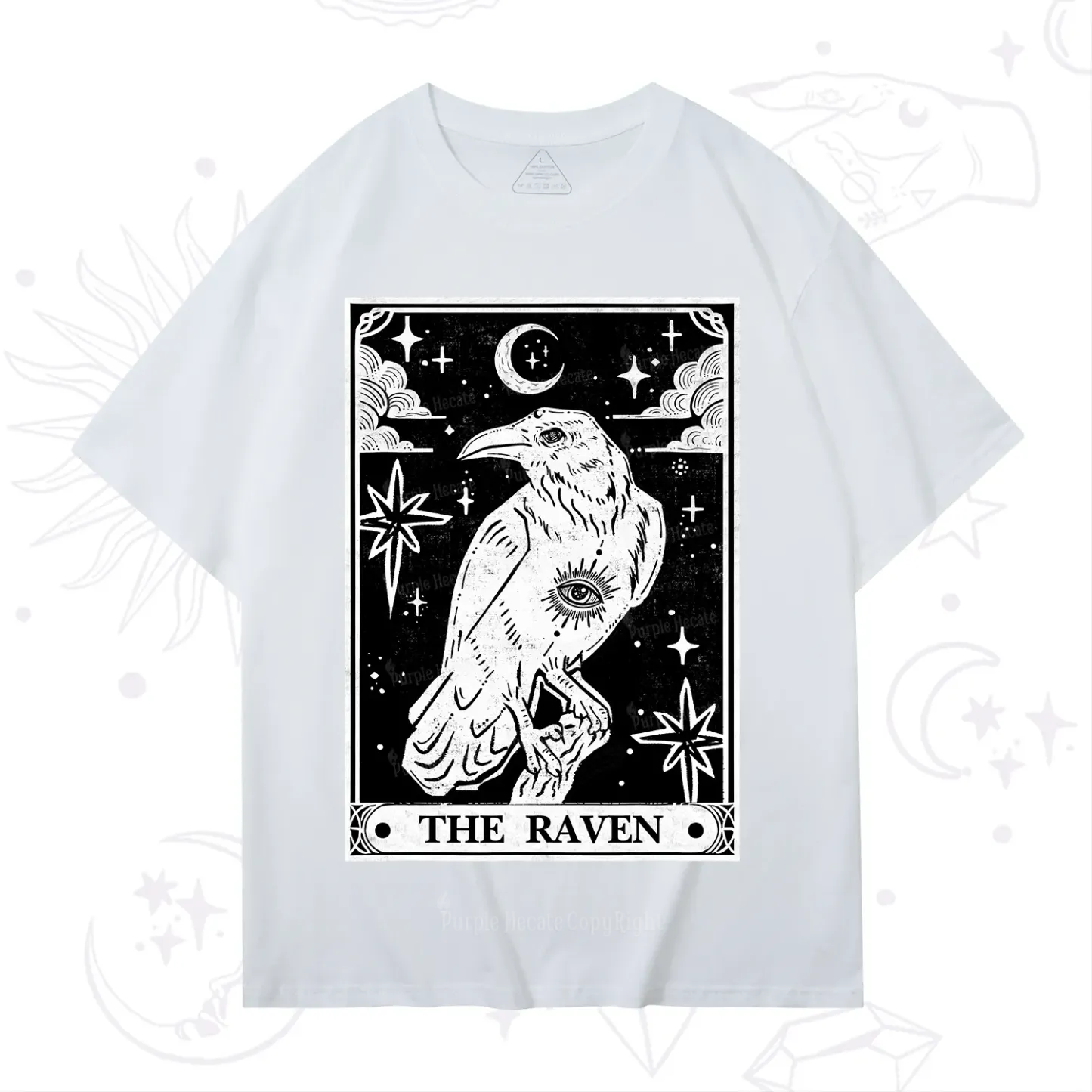 Purplehecate The Raven Tarot T-Shirt