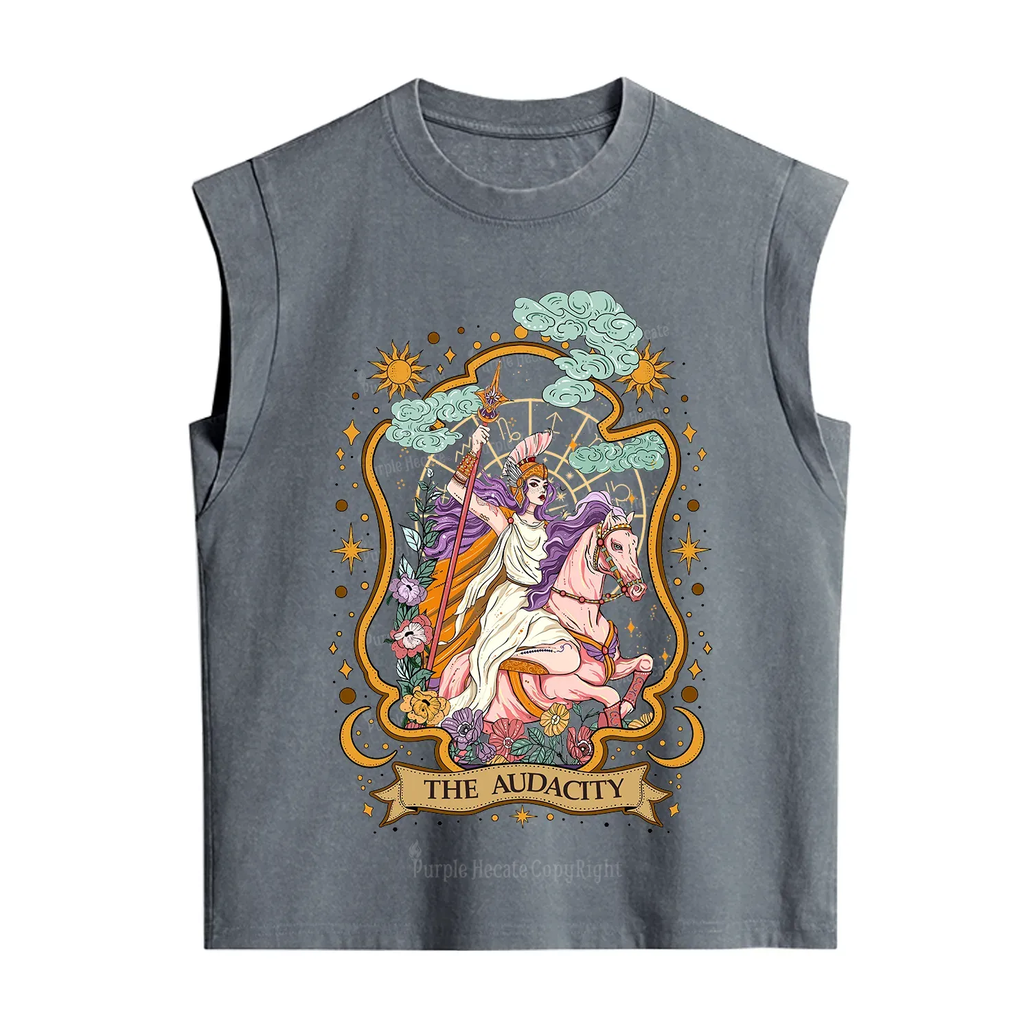Purplehecate The Audacity Goddess Vintage Washed Tank