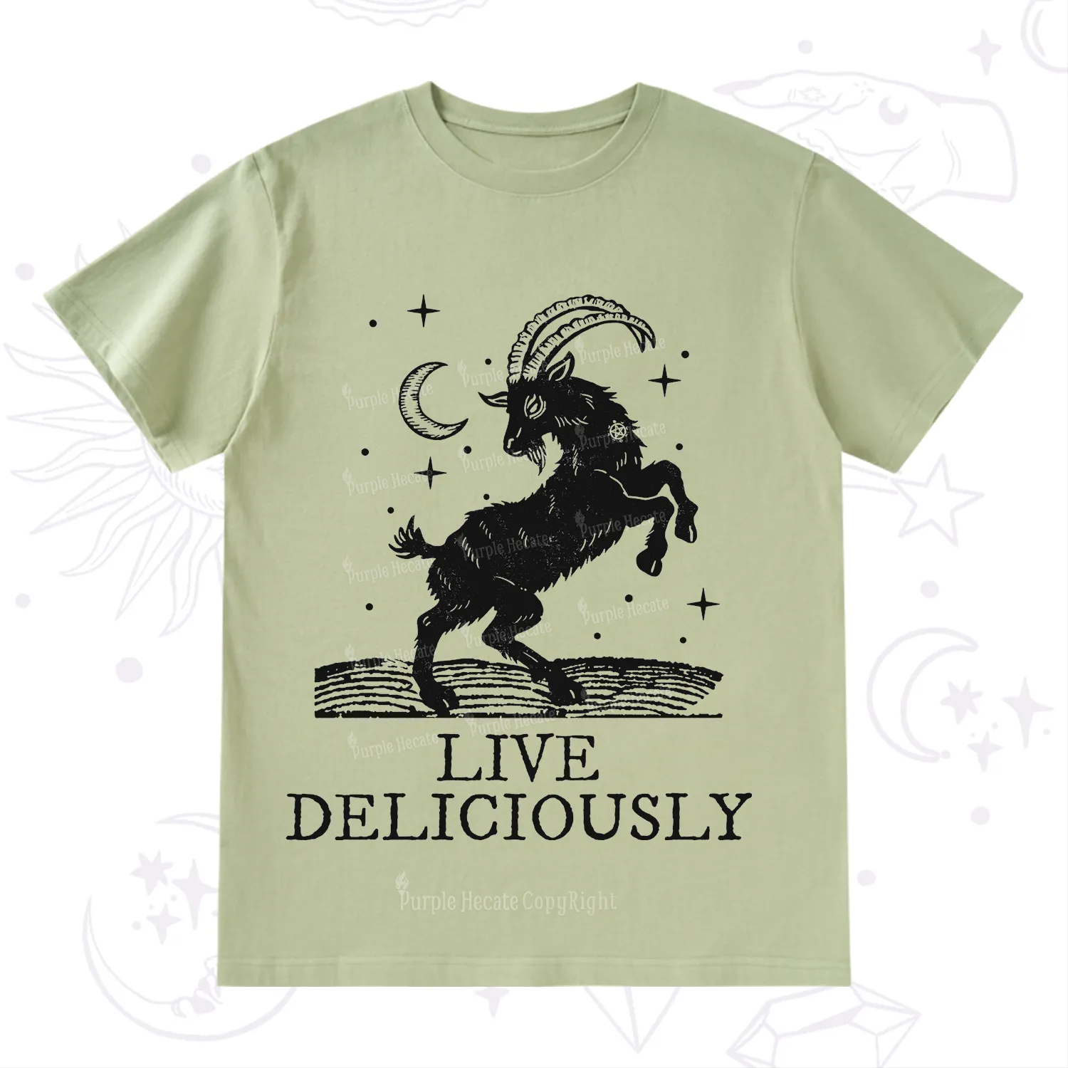 Purplehecate Live Deliciously T-Shirt