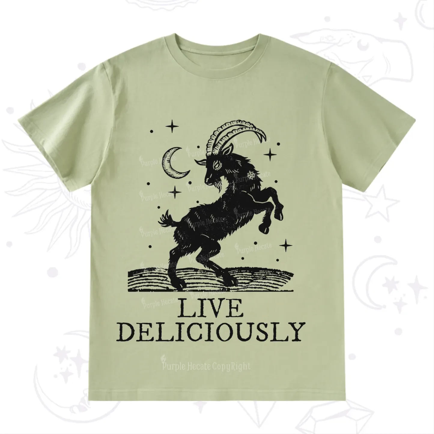 Purplehecate Live Deliciously T-Shirt