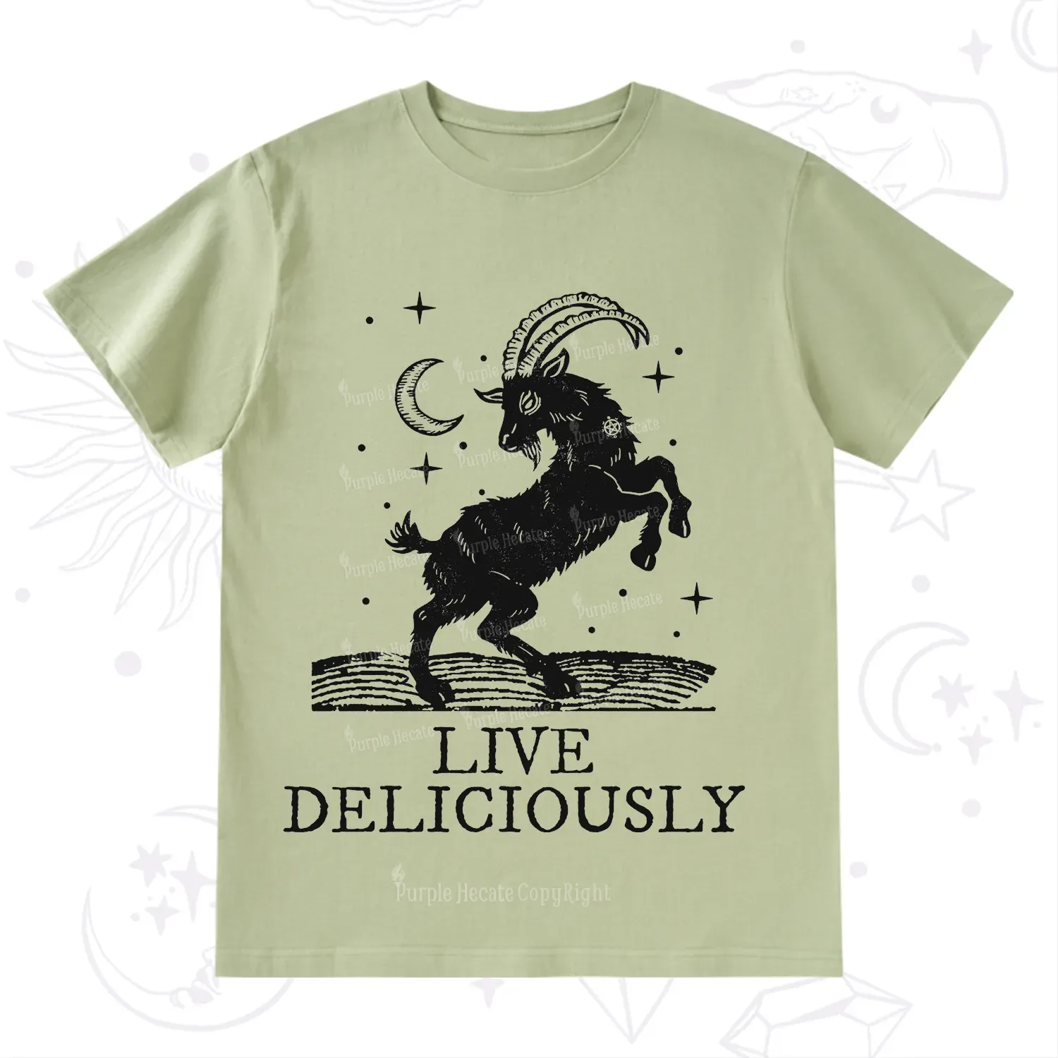 Purplehecate Live Deliciously T-Shirt