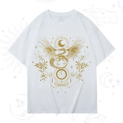 Purplehecate Celestial Dragon Moon Phase T-Shirt