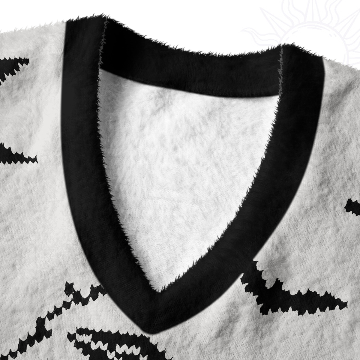 Purplehecate Ravens Over the Spooky Graveyard Ugly Sweater Vest