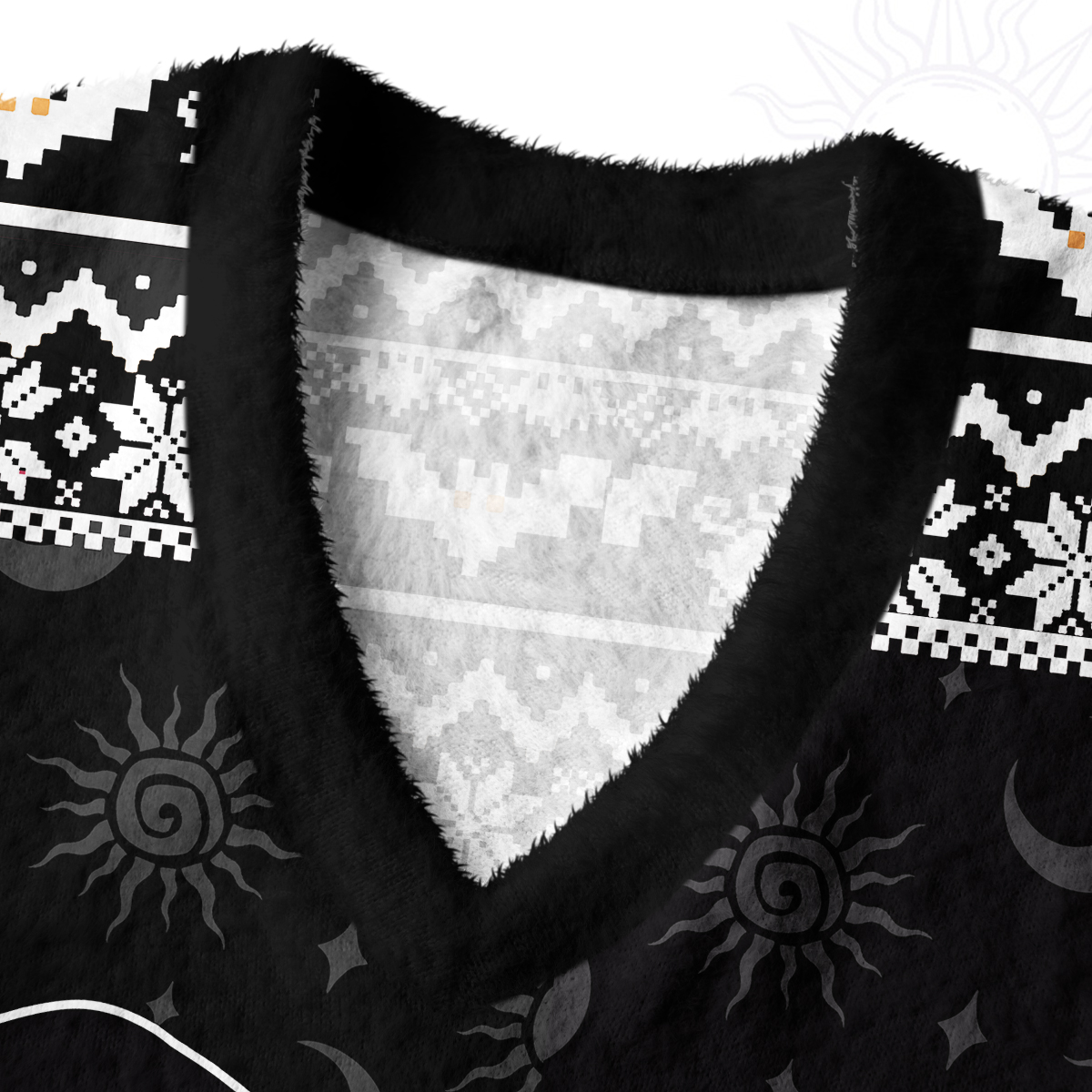 Purplehecate Stay Positive Ugly Sweater Vest