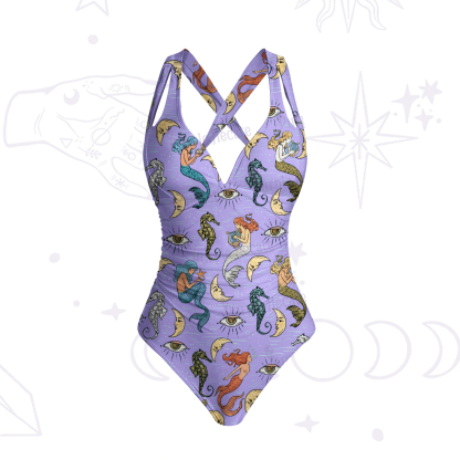Purplehecate Mermaid Magic One-Piece Swimsuit