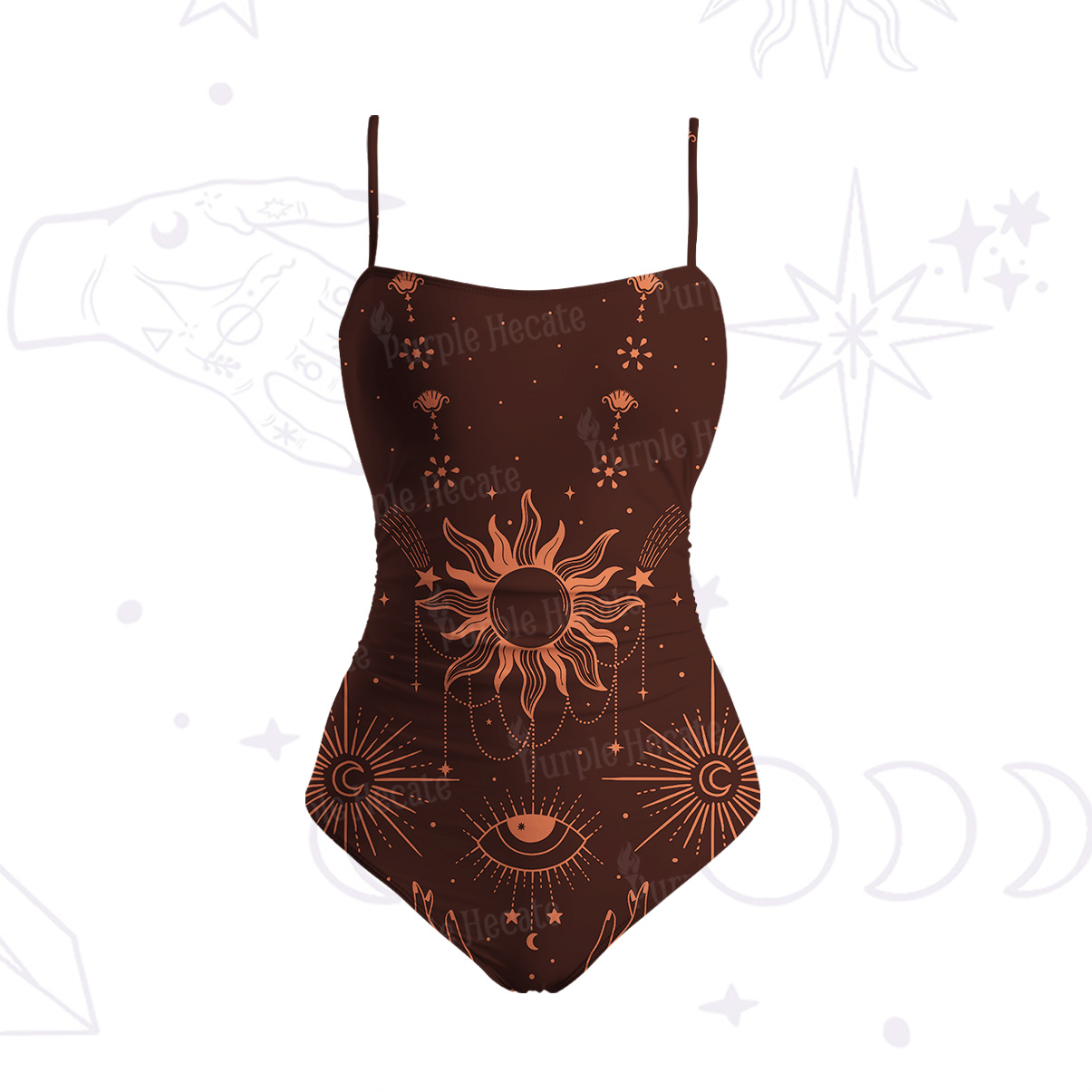 Purplehecate Solar Oracle One-Piece Swimsuit