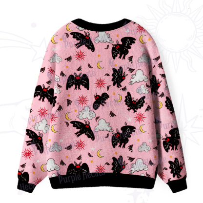 Purplehecate Cryptid Mothman Ugly Cardigan Sweaters