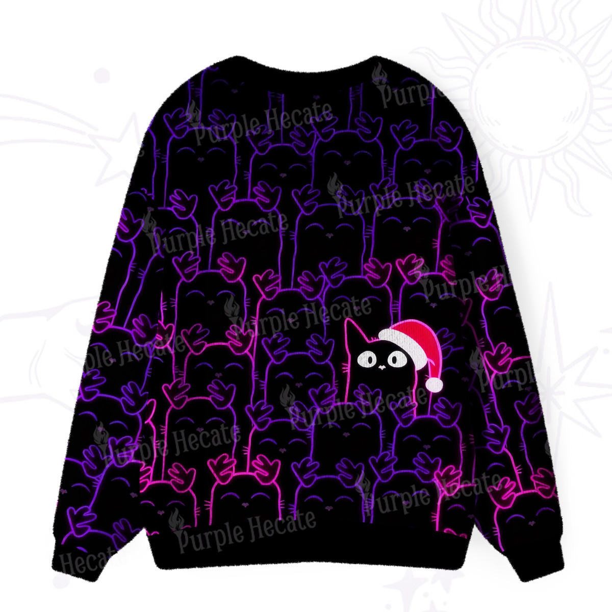Purplehecate Reindeer Was Sold Out Christmas  Ugly Cardigan Sweaters