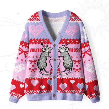 Purplehecate You're Gross Ugly Cardigan Sweaters