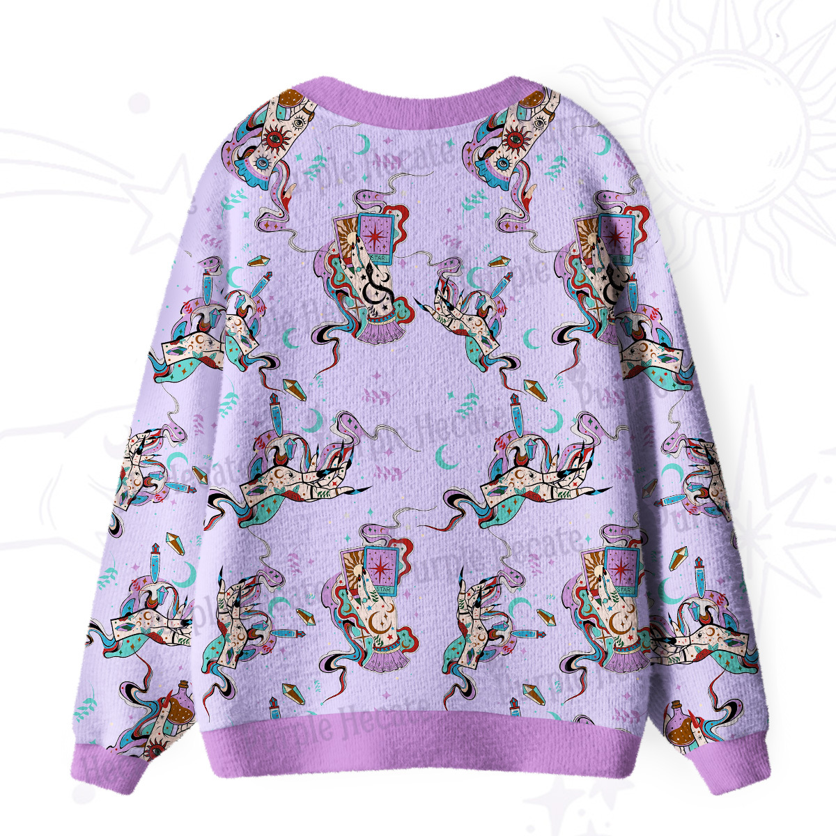 Purplehecate Astrological Secrets Ugly Cardigan Sweaters
