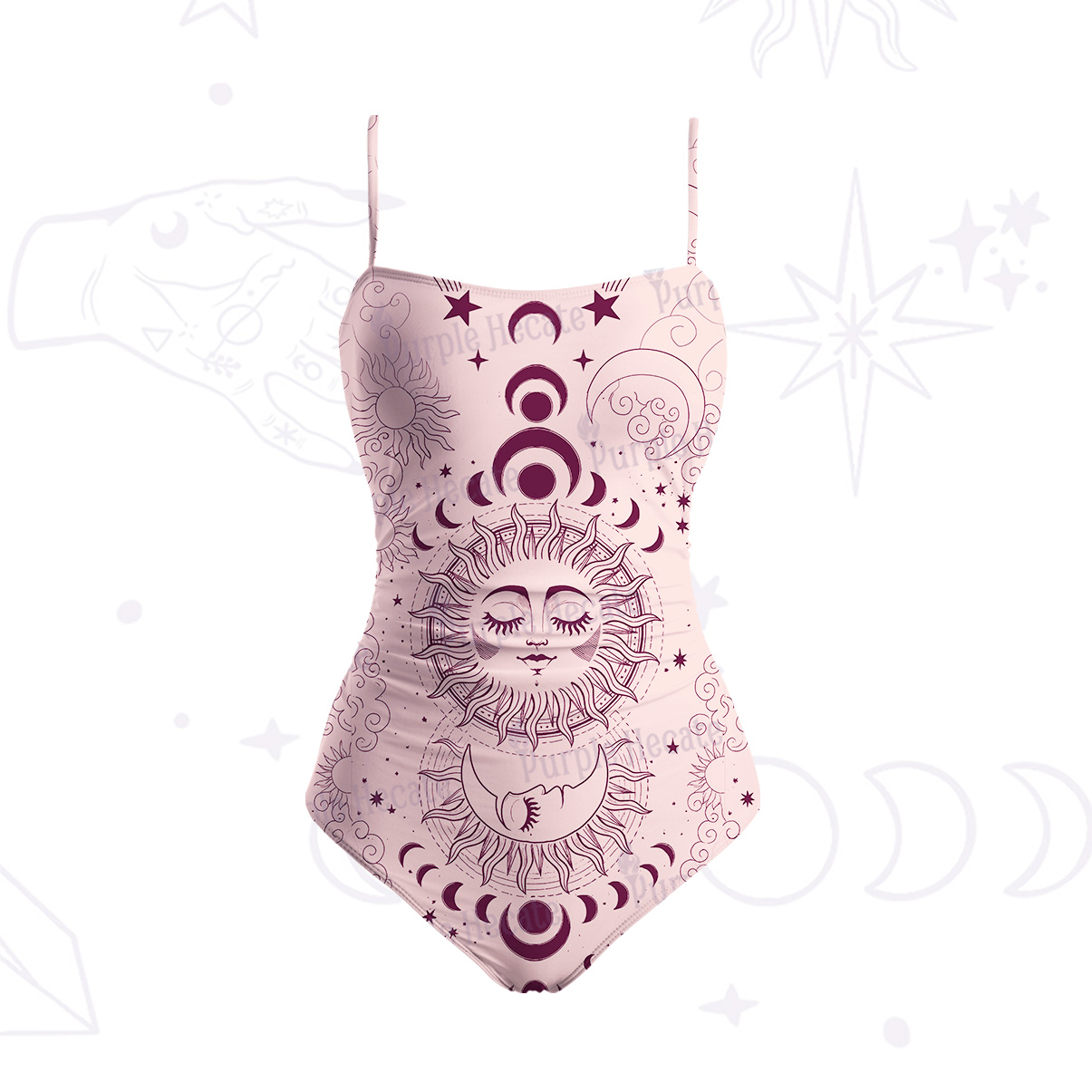 Purplehecate Lunar Eclipse One-Piece Swimsuit