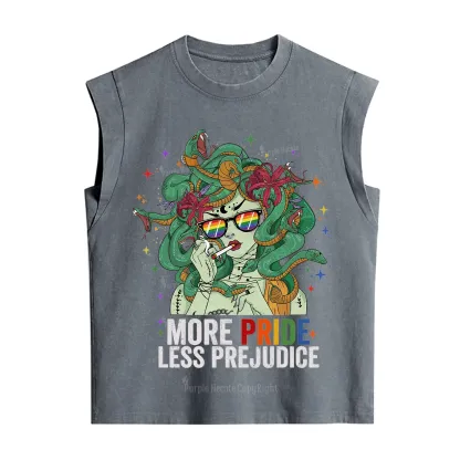 Purplehecate More Pride Less Prejudice Medusa Vintage Washed Tank