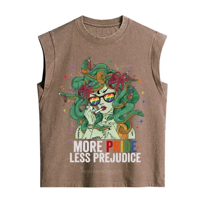 Purplehecate More Pride Less Prejudice Medusa Vintage Washed Tank