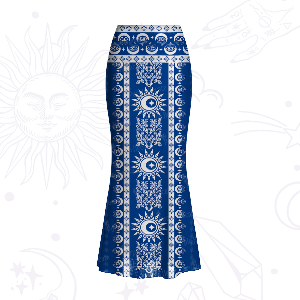 Purplehecate Visionary Sun Mesh Mermaid Hem Skirt