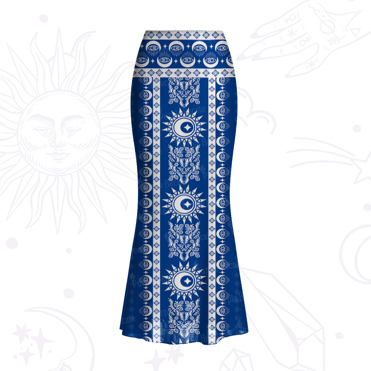 Purplehecate Visionary Sun Mesh Mermaid Hem Skirt