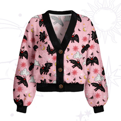 Purplehecate Cryptid Mothman Cardigan Sweaters