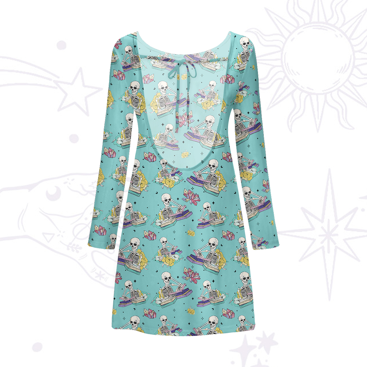 Purplehecate Book Lover Beachwear Cover-Up Dress