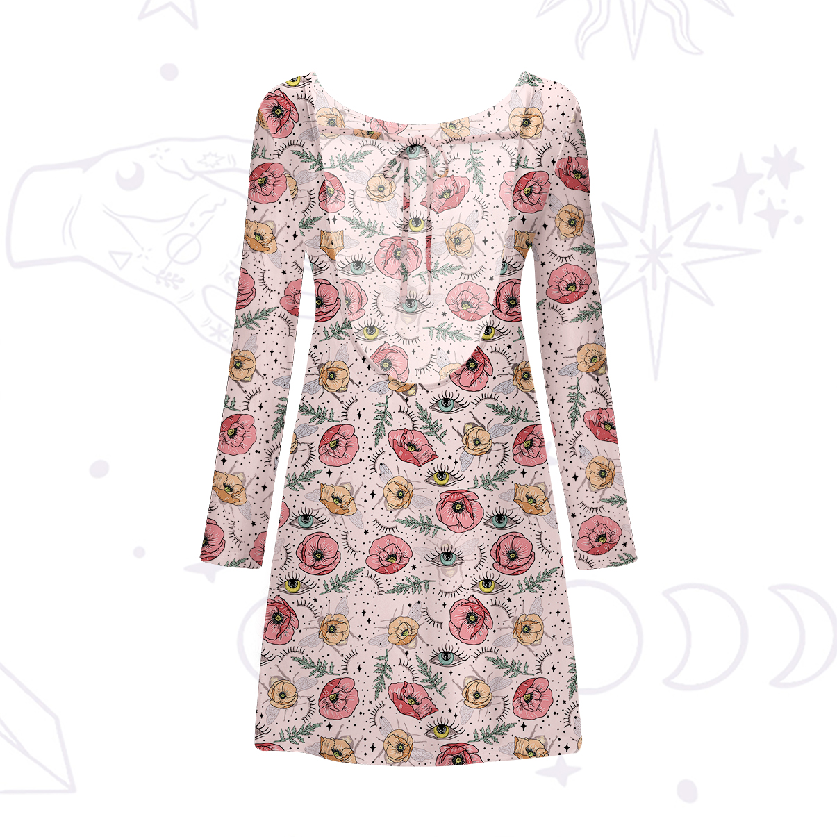 Purplehecate The Bee's Knees Beachwear Cover-Up Dress