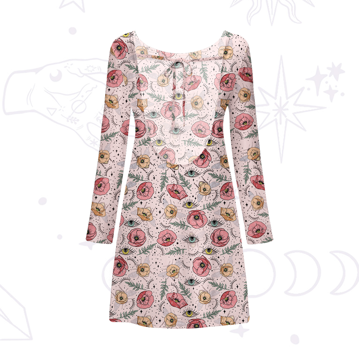 Purplehecate The Bee's Knees Beachwear Cover-Up Dress