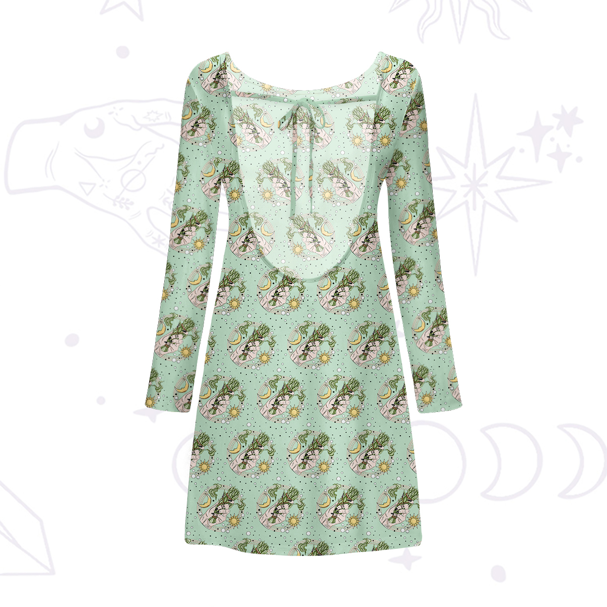 Purplehecate Go Sage Yourself Beachwear Cover-Up Dress