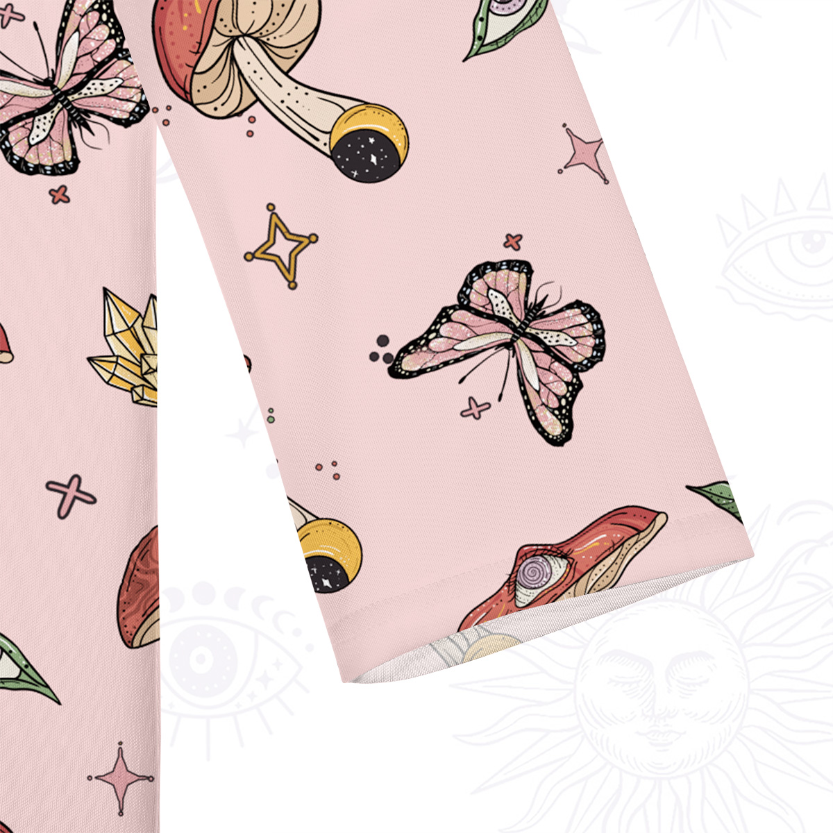 Purplehecate Whimsical Mushroom Beachwear Cover-Up Dress