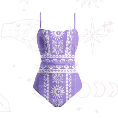 Purplehecate Visionary Sun Slim-Strap Swimsuit