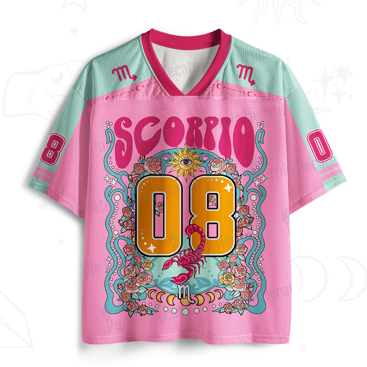 Purplehecate Scorpio Spirit Zodiac Mesh Jersey