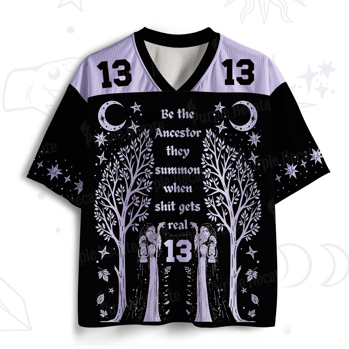Purplehecate Be The Ancestor They Summon When Shit Gets Real Mesh Jersey