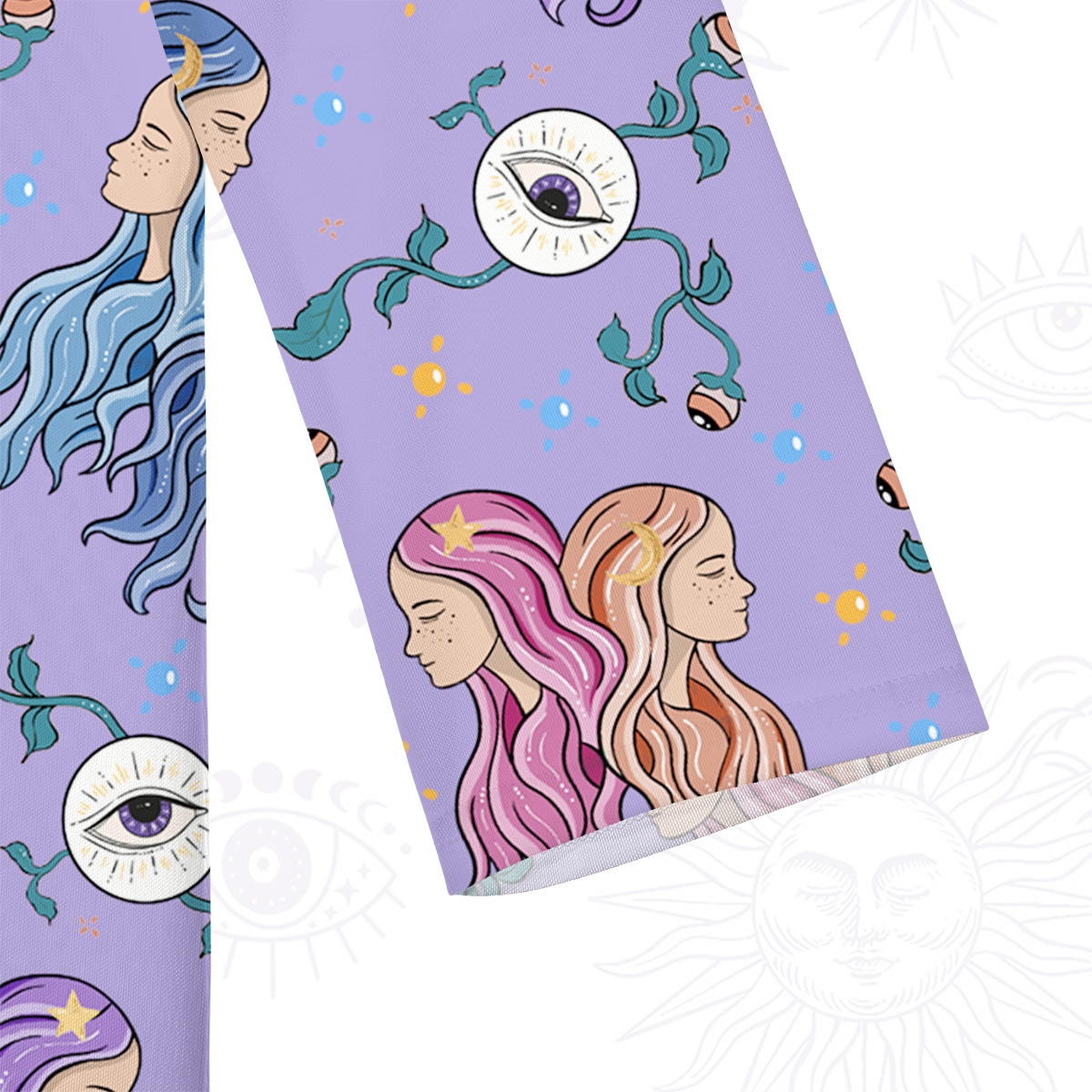 Purplehecate Gemini Spirit Zodiac Beachwear Cover-Up Dress