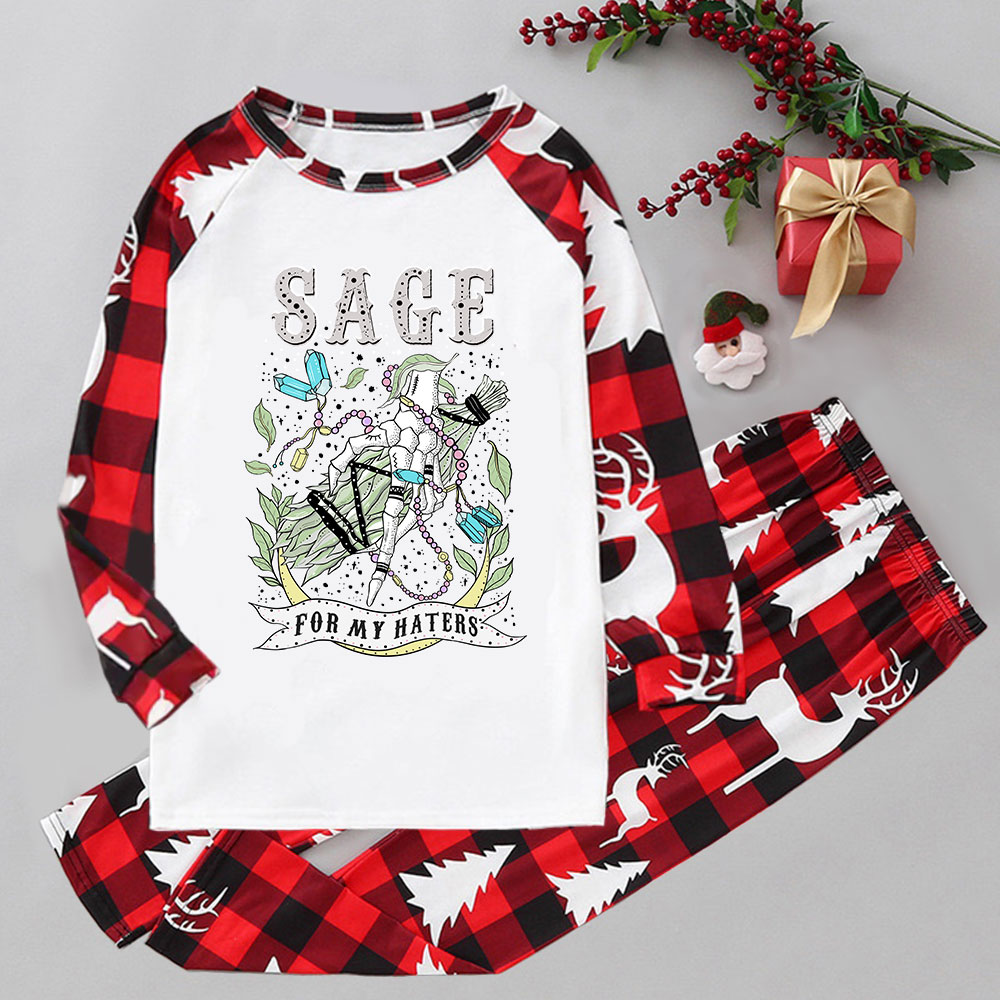 Purplehecate Sage For My Haters Elk Christmas Pajamas