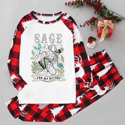 Purplehecate Sage For My Haters Elk Christmas Pajamas