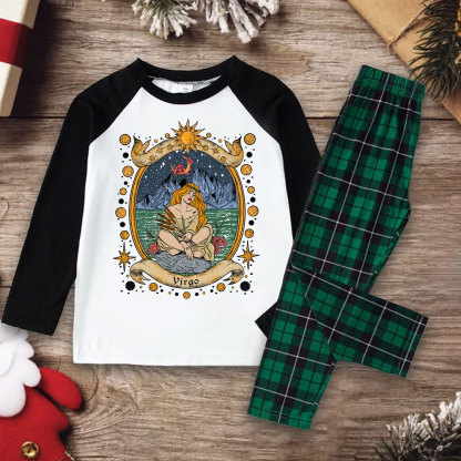 Purplehecate Celestial Virgo Zodiac Christmas Pajamas