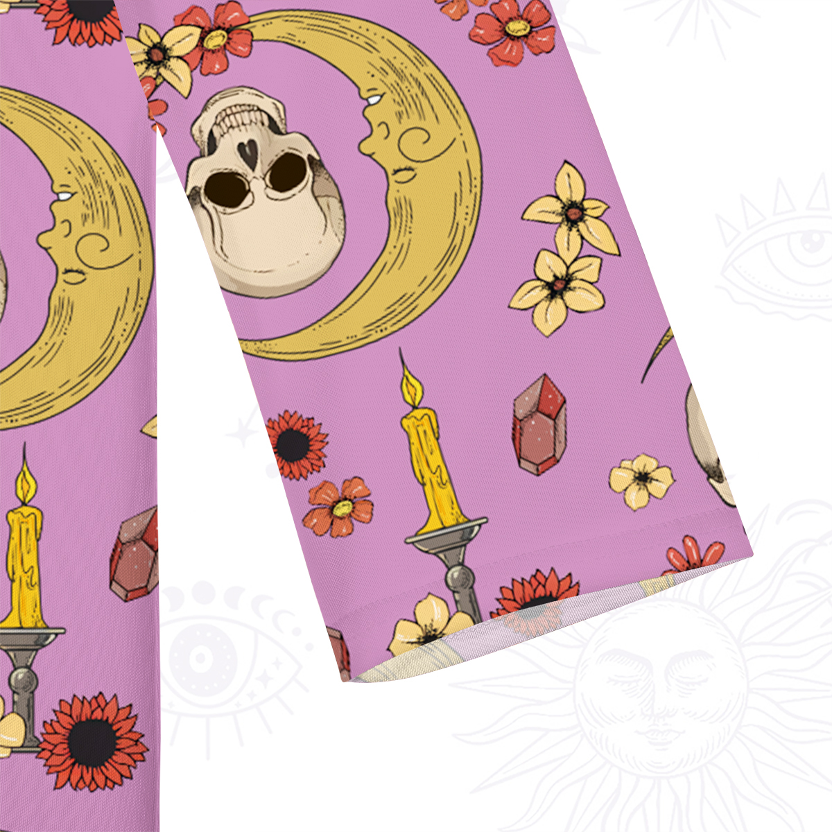 Purplehecate Sorcerer's Skull Beachwear Cover-Up Dress