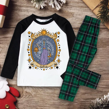 Purplehecate Celestial Libra Zodiac Christmas Pajamas