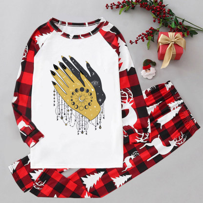 Purplehecate Wash Your Hands Elk Christmas Pajamas