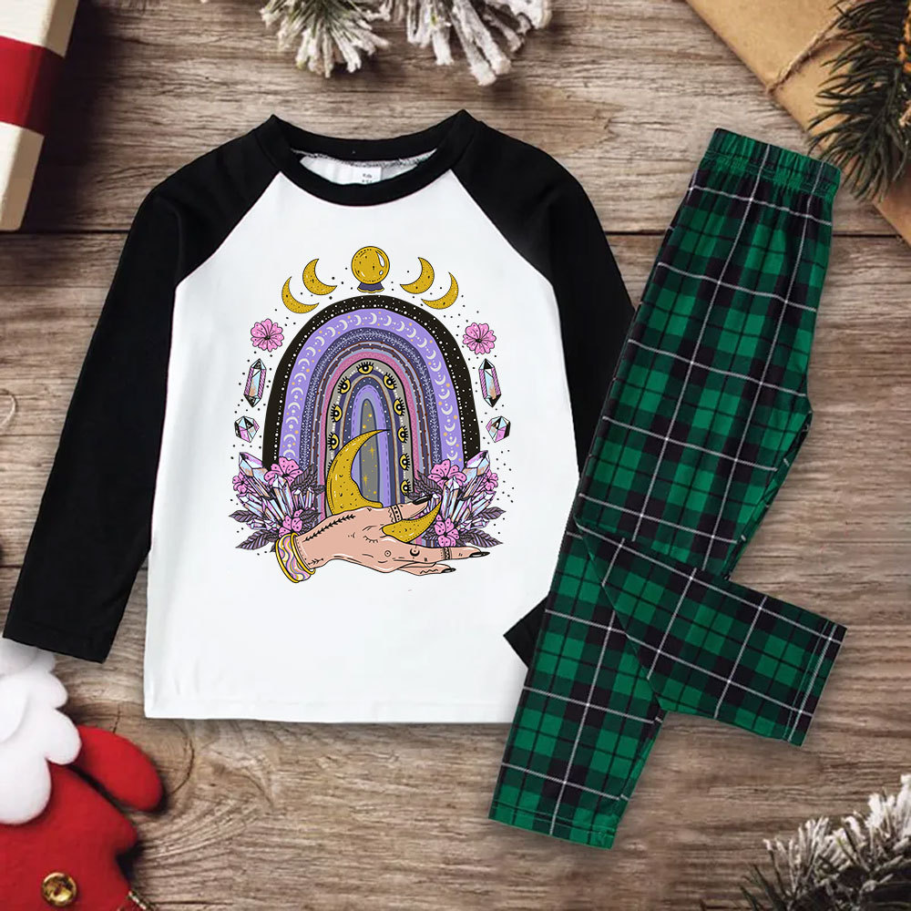 Purplehecate Magic Rainbow Christmas Pajamas