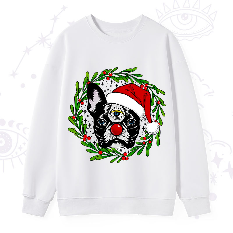 Purplehecate Christmas Celestial Canine Sweatshirt