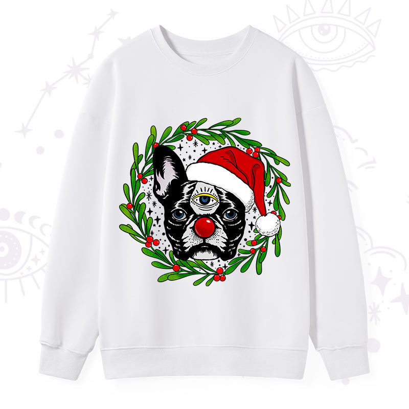 Purplehecate Christmas Celestial Canine Sweatshirt