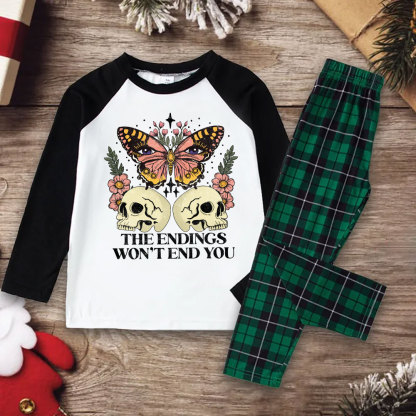 Purplehecate The Endings Won't End You Christmas Pajamas