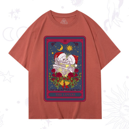 Purplehecate Christmas The Lovers Tarot T-Shirt