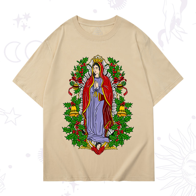 Purplehecate Christmas Mother Mary T-Shirt