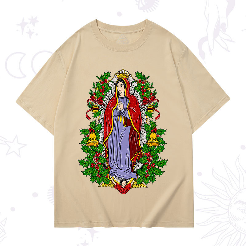 Purplehecate Christmas Mother Mary T-Shirt