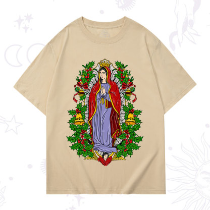 Purplehecate Christmas Mother Mary T-Shirt