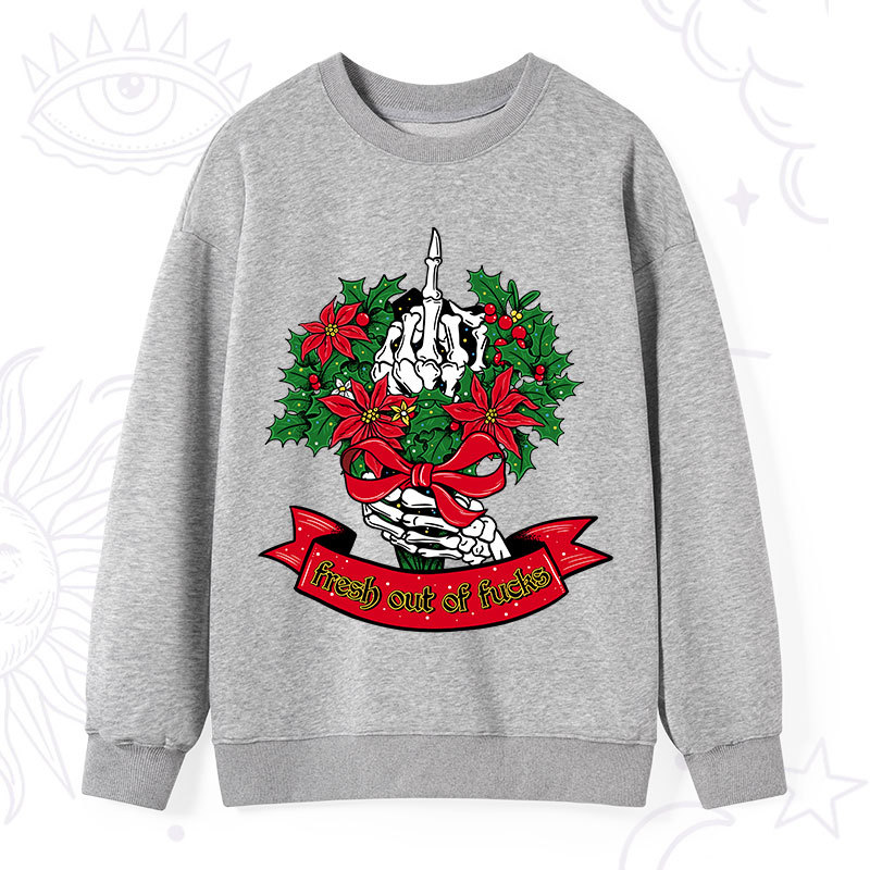 Purplehecate Christmas Fresh Out Of Fuck Sweatshirt